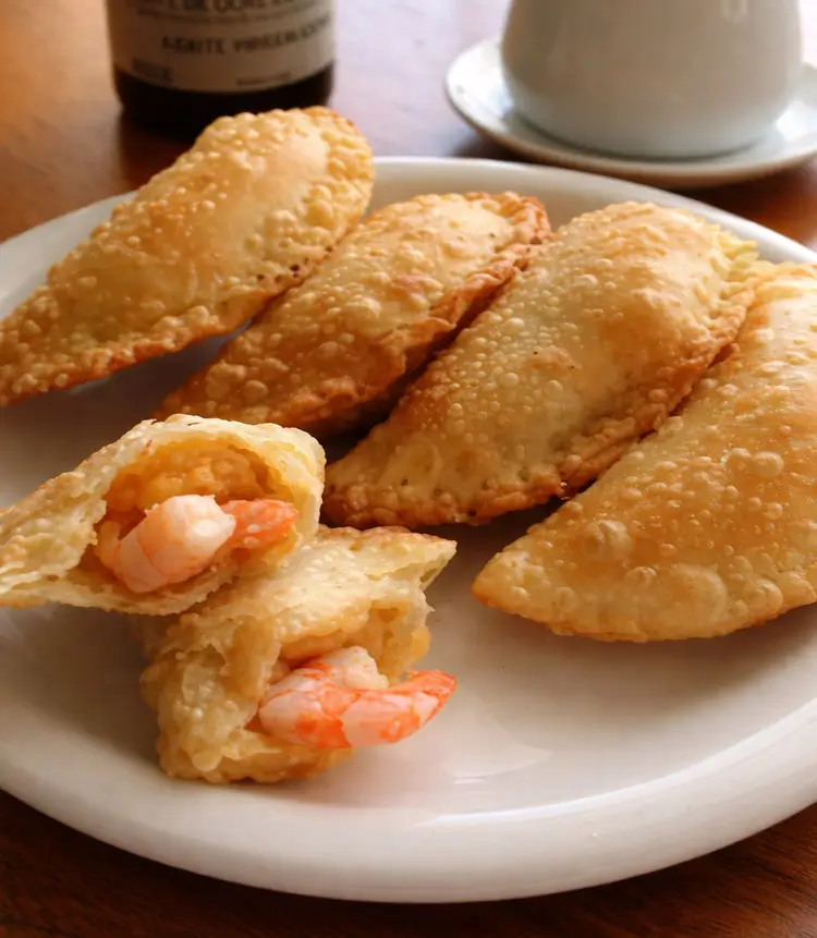Pastel de camarão